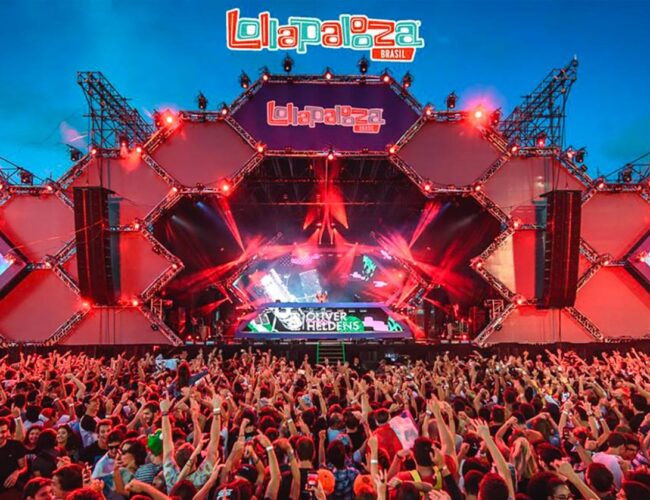 Falta um mês para o Lollapalooza Brasil: festival divulga mapa do evento e informações sobre a entregade pulseiras